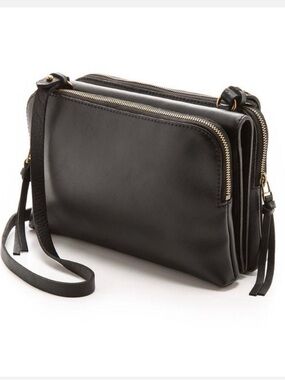 Madewell the twin pouch Black Leather